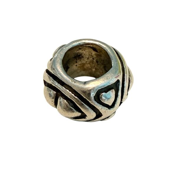 Trollbeads Angles Triangle Sterling 925 Silver Charm Slide - Picture 1 of 6